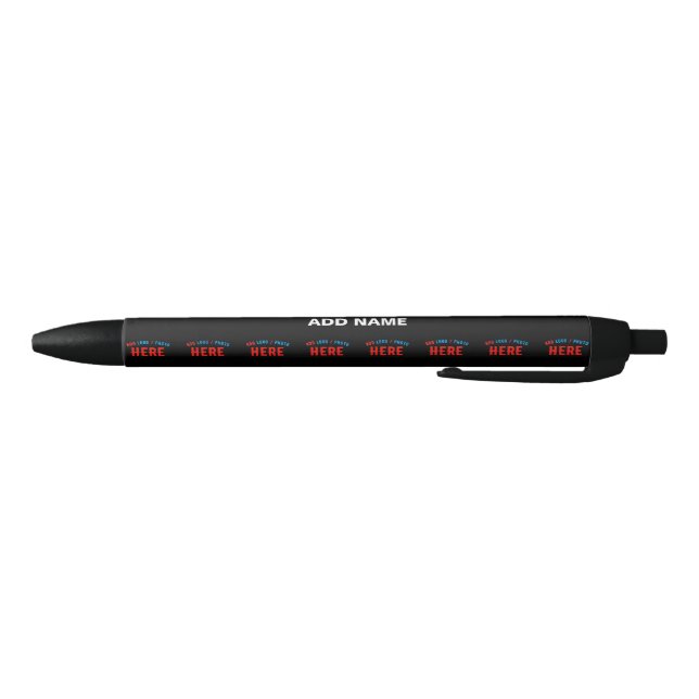 STYLISH MODERN CUSTOMIZABLE BLACK VERIFIED BRANDED INK PEN (Bottom)