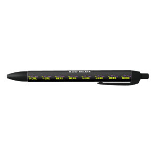 STYLISH MODERN CUSTOMIZABLE BLACK VERIFIED BRANDED INK PEN
