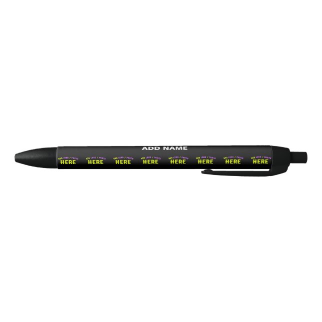 STYLISH MODERN CUSTOMIZABLE BLACK VERIFIED BRANDED INK PEN (Bottom)