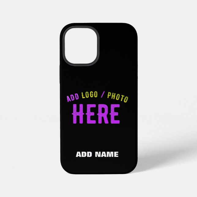 STYLISH MODERN CUSTOMIZABLE BLACK VERIFIED BRANDED iPhone CASE (Back)