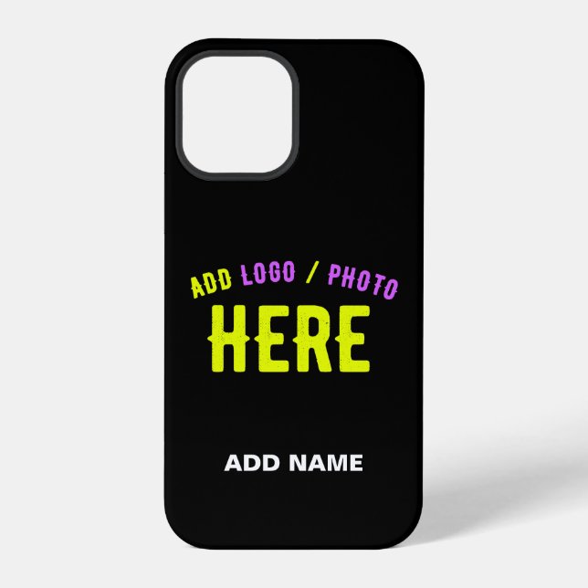 STYLISH MODERN CUSTOMIZABLE BLACK VERIFIED BRANDED iPhone CASE (Back)