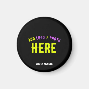 STYLISH MODERN CUSTOMIZABLE BLACK VERIFIED BRANDED MAGNET