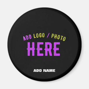 STYLISH MODERN CUSTOMIZABLE BLACK VERIFIED BRANDED MAGNET
