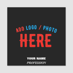 STYLISH MODERN CUSTOMIZABLE BLACK VERIFIED BRANDED NAME TAG