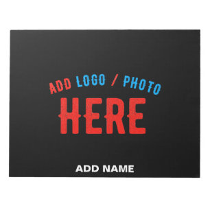 STYLISH MODERN CUSTOMIZABLE BLACK VERIFIED BRANDED NOTEPAD