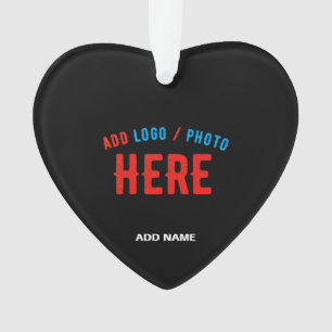 STYLISH MODERN CUSTOMIZABLE BLACK VERIFIED BRANDED ORNAMENT