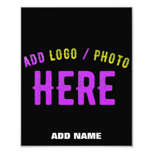 STYLISH MODERN CUSTOMIZABLE BLACK VERIFIED BRANDED PHOTO PRINT