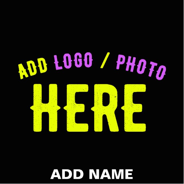 STYLISH MODERN CUSTOMIZABLE BLACK VERIFIED BRANDED PHOTO SCULPTURE MAGNET (Front)