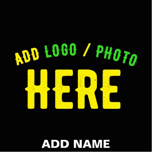 STYLISH MODERN CUSTOMIZABLE BLACK VERIFIED BRANDED PHOTO SCULPTURE MAGNET (Front)