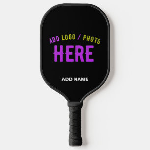 STYLISH MODERN CUSTOMIZABLE BLACK VERIFIED BRANDED PICKLEBALL PADDLE