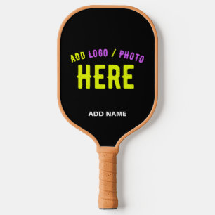 STYLISH MODERN CUSTOMIZABLE BLACK VERIFIED BRANDED PICKLEBALL PADDLE