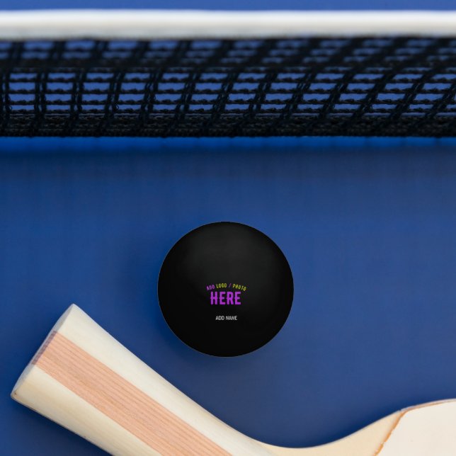 STYLISH MODERN CUSTOMIZABLE BLACK VERIFIED BRANDED PING PONG BALL (Table)