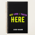 STYLISH MODERN CUSTOMIZABLE BLACK VERIFIED BRANDED PLANNER<br><div class="desc">THIS IS A DESIGN FITTING FOR CUSTOMERS.YOU CAN CHANGE, RESIZE OR ADD LOGO, PHOTO, TEXT AND COLOURS THE WAY YOU LIKE.THANK YOU.</div>