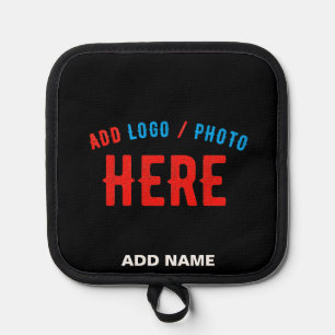 STYLISH MODERN CUSTOMIZABLE BLACK VERIFIED BRANDED POT HOLDER