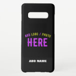 STYLISH MODERN CUSTOMIZABLE BLACK VERIFIED BRANDED SAMSUNG GALAXY CASE<br><div class="desc">THIS IS A DESIGN FITTING FOR EVERYONE.YOU CAN CHANGE, RESIZE OR ADD LOGO, PHOTO, TEXT AND COLOURS THE WAY YOU LIKE.THANK YOU.</div>