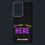 STYLISH MODERN CUSTOMIZABLE BLACK VERIFIED BRANDED SAMSUNG GALAXY CASE<br><div class="desc">THIS IS A DESIGN FITTING FOR EVERYONE.YOU CAN CHANGE, RESIZE OR ADD LOGO, PHOTO, TEXT AND COLOURS THE WAY YOU LIKE.THANK YOU.</div>