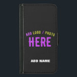 STYLISH MODERN CUSTOMIZABLE BLACK VERIFIED BRANDED SAMSUNG GALAXY S5 WALLET CASE<br><div class="desc">THIS IS A DESIGN FITTING FOR EVERYONE.YOU CAN CHANGE, RESIZE OR ADD LOGO, PHOTO, TEXT AND COLOURS THE WAY YOU LIKE.THANK YOU.</div>