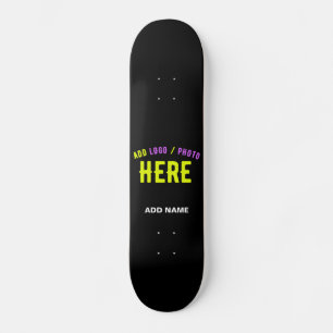 STYLISH MODERN CUSTOMIZABLE BLACK VERIFIED BRANDED SKATEBOARD