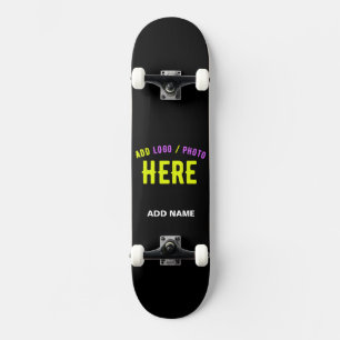 STYLISH MODERN CUSTOMIZABLE BLACK VERIFIED BRANDED SKATEBOARD