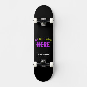 STYLISH MODERN CUSTOMIZABLE BLACK VERIFIED BRANDED SKATEBOARD