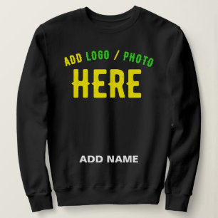 STYLISH MODERN CUSTOMIZABLE BLACK VERIFIED BRANDED SWEATSHIRT