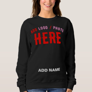 STYLISH MODERN CUSTOMIZABLE BLACK VERIFIED BRANDED SWEATSHIRT