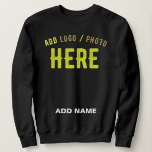 STYLISH MODERN CUSTOMIZABLE BLACK VERIFIED BRANDED SWEATSHIRT