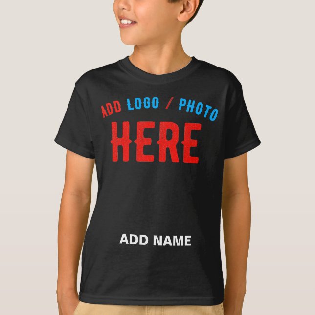 STYLISH MODERN CUSTOMIZABLE BLACK VERIFIED BRANDED T-Shirt (Front)