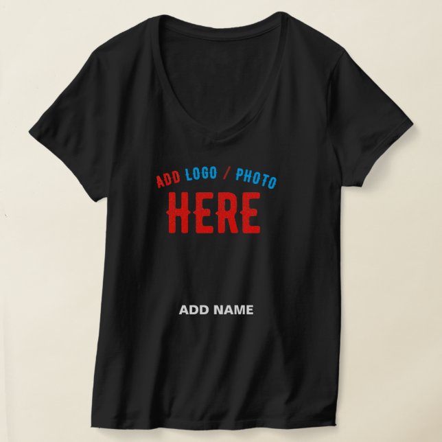 STYLISH MODERN CUSTOMIZABLE BLACK VERIFIED BRANDED T-Shirt (Laydown)