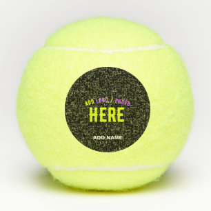 STYLISH MODERN CUSTOMIZABLE BLACK VERIFIED BRANDED TENNIS BALLS