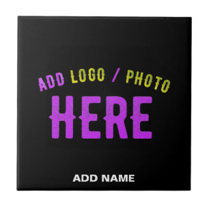 STYLISH MODERN CUSTOMIZABLE BLACK VERIFIED BRANDED TILE