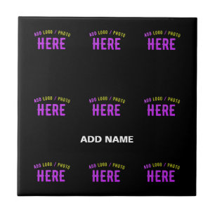 STYLISH MODERN CUSTOMIZABLE BLACK VERIFIED BRANDED TILE