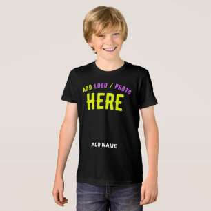 STYLISH MODERN CUSTOMIZABLE BLACK VERIFIED BRANDED Tri-Blend SHIRT