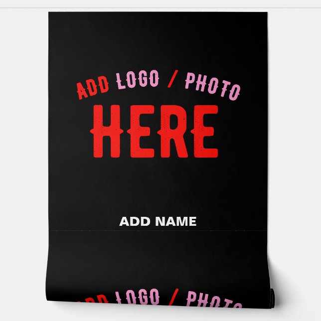 STYLISH MODERN CUSTOMIZABLE BLACK VERIFIED BRANDED WALLPAPER (Unrolling)