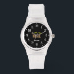 STYLISH MODERN CUSTOMIZABLE BLACK VERIFIED BRANDED WATCH<br><div class="desc">THIS IS A DESIGN FITTING FOR EVERYONE.YOU CAN CHANGE, RESIZE OR ADD LOGO, PHOTO, TEXT AND COLOURS THE WAY YOU LIKE.THANK YOU.</div>