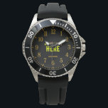 STYLISH MODERN CUSTOMIZABLE BLACK VERIFIED BRANDED WATCH<br><div class="desc">THIS IS A DESIGN FITTING FOR EVERYONE.YOU CAN CHANGE, RESIZE OR ADD LOGO, PHOTO, TEXT AND COLOURS THE WAY YOU LIKE.THANK YOU.</div>