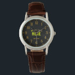 STYLISH MODERN CUSTOMIZABLE BLACK VERIFIED BRANDED WATCH<br><div class="desc">THIS IS A DESIGN FITTING FOR EVERYONE.YOU CAN CHANGE, RESIZE OR ADD LOGO, PHOTO, TEXT AND COLOURS THE WAY YOU LIKE.THANK YOU.</div>