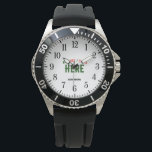 STYLISH MODERN CUSTOMIZABLE BLACK VERIFIED BRANDED WATCH<br><div class="desc">THIS IS A DESIGN FITTING FOR EVERYONE.YOU CAN CHANGE, RESIZE OR ADD LOGO, PHOTO, TEXT AND COLOURS THE WAY YOU LIKE.THANK YOU.</div>