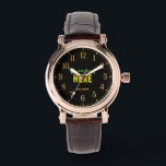 STYLISH MODERN CUSTOMIZABLE BLACK VERIFIED BRANDED WATCH<br><div class="desc">THIS IS A DESIGN FITTING FOR EVERYONE.YOU CAN CHANGE, RESIZE OR ADD LOGO, PHOTO, TEXT AND COLOURS THE WAY YOU LIKE.THANK YOU.</div>