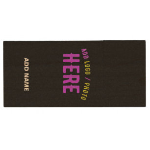 STYLISH MODERN CUSTOMIZABLE BLACK VERIFIED BRANDED WOOD USB FLASH DRIVE