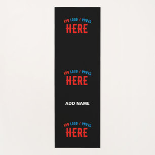 STYLISH MODERN CUSTOMIZABLE BLACK VERIFIED BRANDED YOGA MAT