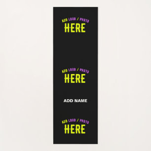 STYLISH MODERN CUSTOMIZABLE BLACK VERIFIED BRANDED YOGA MAT