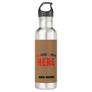 STYLISH MODERN CUSTOMIZABLE BROWN VERIFIED BRANDED 710 ML WATER BOTTLE