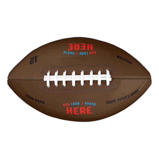 STYLISH MODERN CUSTOMIZABLE BROWN VERIFIED BRANDED AMERICAN FOOTBALL (Front)