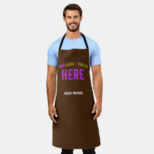 STYLISH MODERN CUSTOMIZABLE BROWN VERIFIED BRANDED APRON