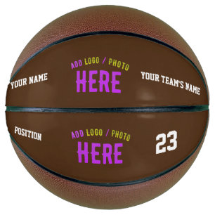 STYLISH MODERN CUSTOMIZABLE BROWN VERIFIED BRANDED BASKETBALL