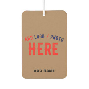 STYLISH MODERN CUSTOMIZABLE BROWN VERIFIED BRANDED CAR AIR FRESHENER
