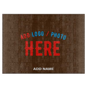 STYLISH MODERN CUSTOMIZABLE BROWN VERIFIED BRANDED CUTTING BOARD
