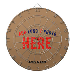 STYLISH MODERN CUSTOMIZABLE BROWN VERIFIED BRANDED DARTBOARD