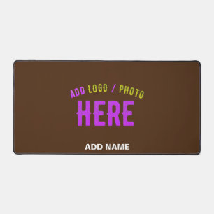 STYLISH MODERN CUSTOMIZABLE BROWN VERIFIED BRANDED DESK MAT